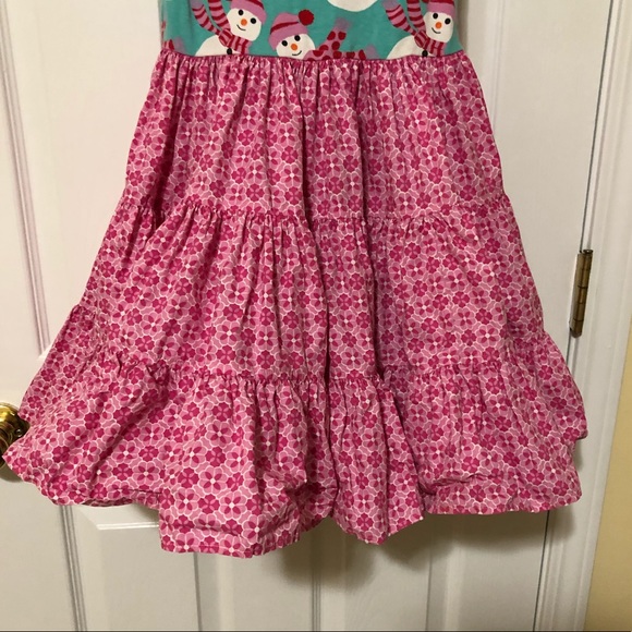 Sold! Eleanor Rose Snowman dress - Picture 4 of 5